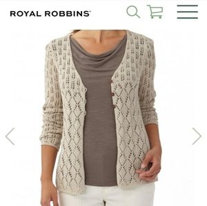 Royal Robbins Cotton Summertime Pointelle Cardigan